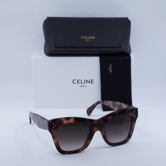 Final Price! Celine CL4004IN 55K Havana/Grey Sunglasses - Picture 4 of 11